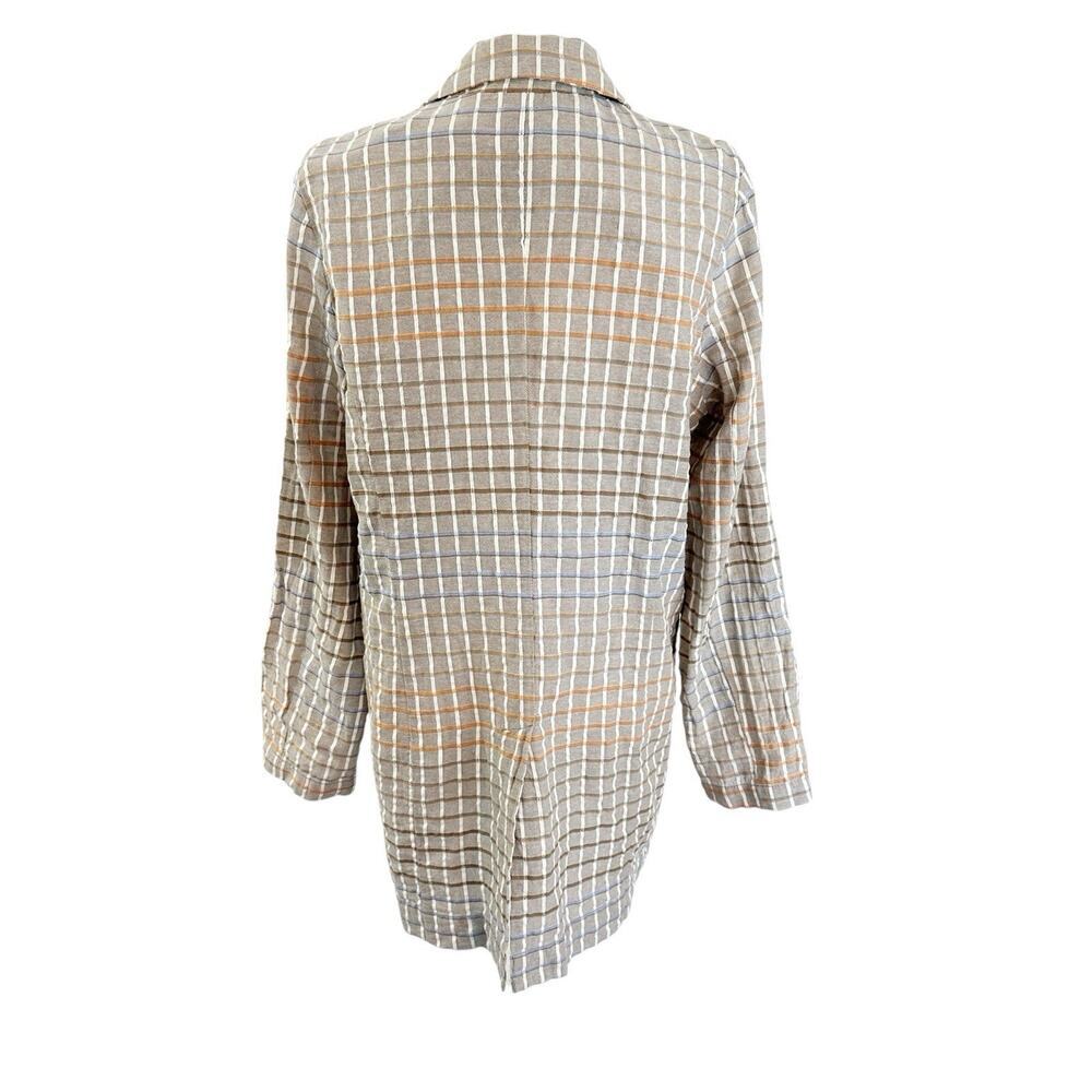 Free People Womens Oversized Better Together Blazer Jacket Size Medium Taupe - Picture 4 of 9